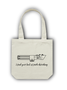 Lack of Faith Tote Bag