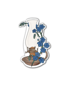 Floral Lamp Sticker