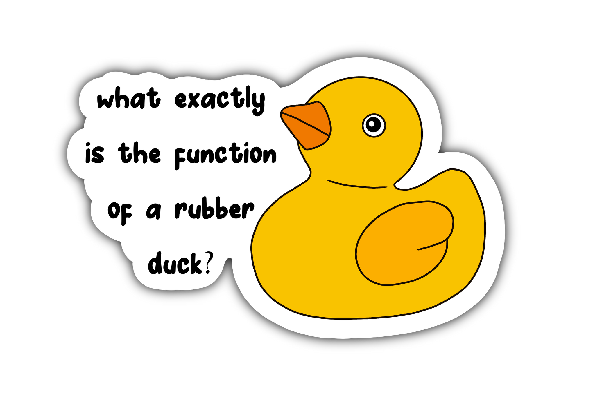Rubber Duck sticker –