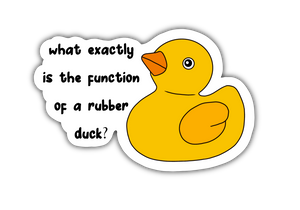 Rubber Duck Sticker