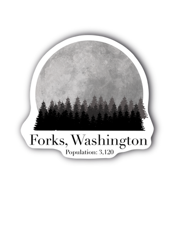 Forks, Washington Sticker