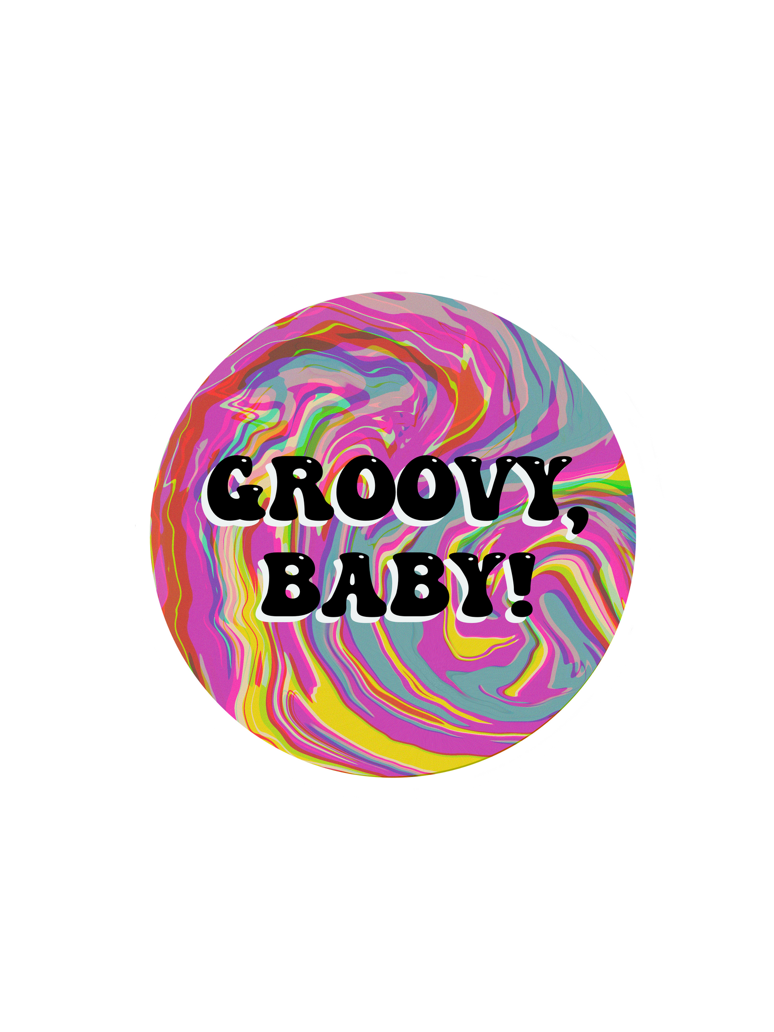 Groovy Baby Sticker